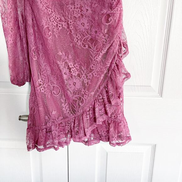 WAYF x Dede & Emily BFF Collection The Jess One-Shoulder Minidress in Pink - Picture 6 of 9